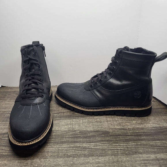 Timberland Britton Hill Side Zip Chukka Boots Duckbill Waterproof Mens Size 8.5 - Picture 1 of 10